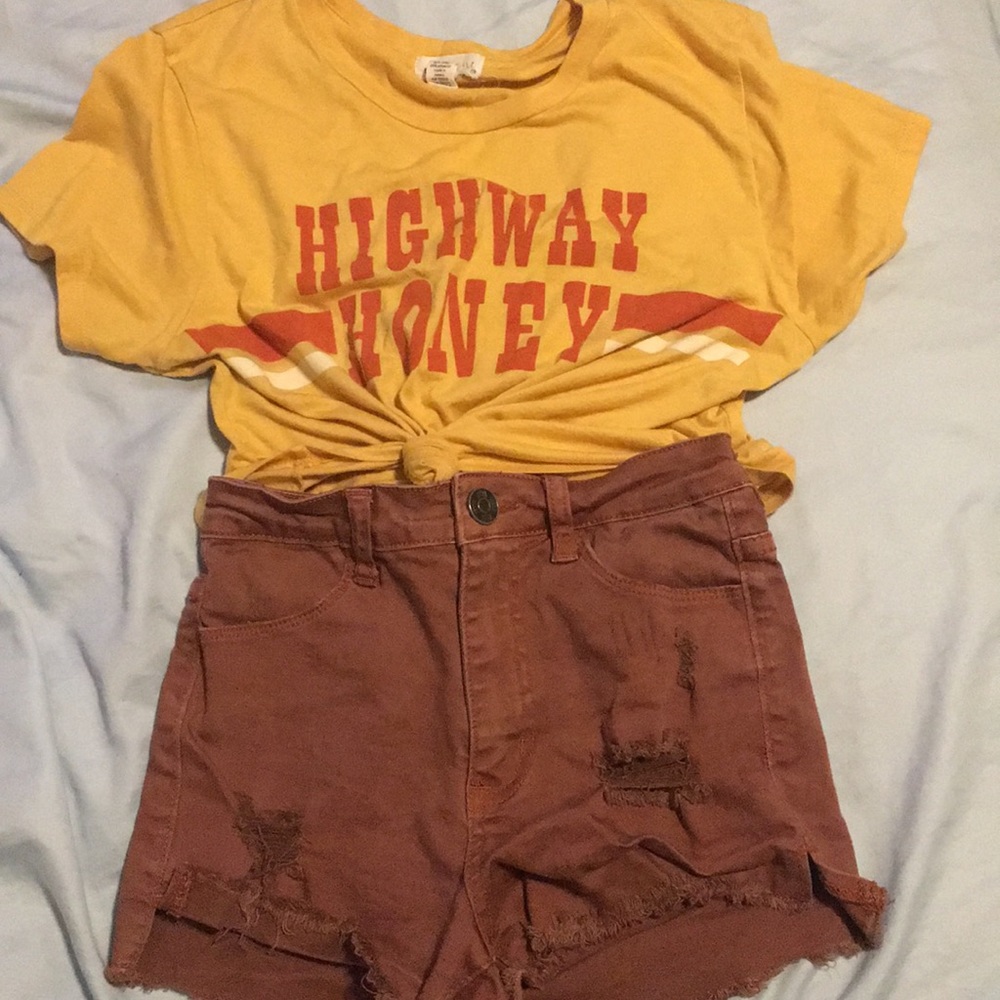 RSQ jeans Maui high rise shorts